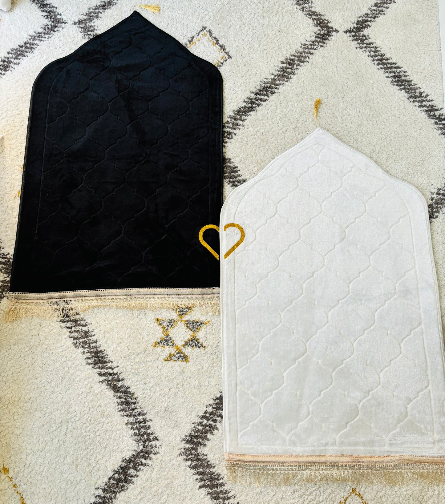 Tapis de prière couple personnalisable