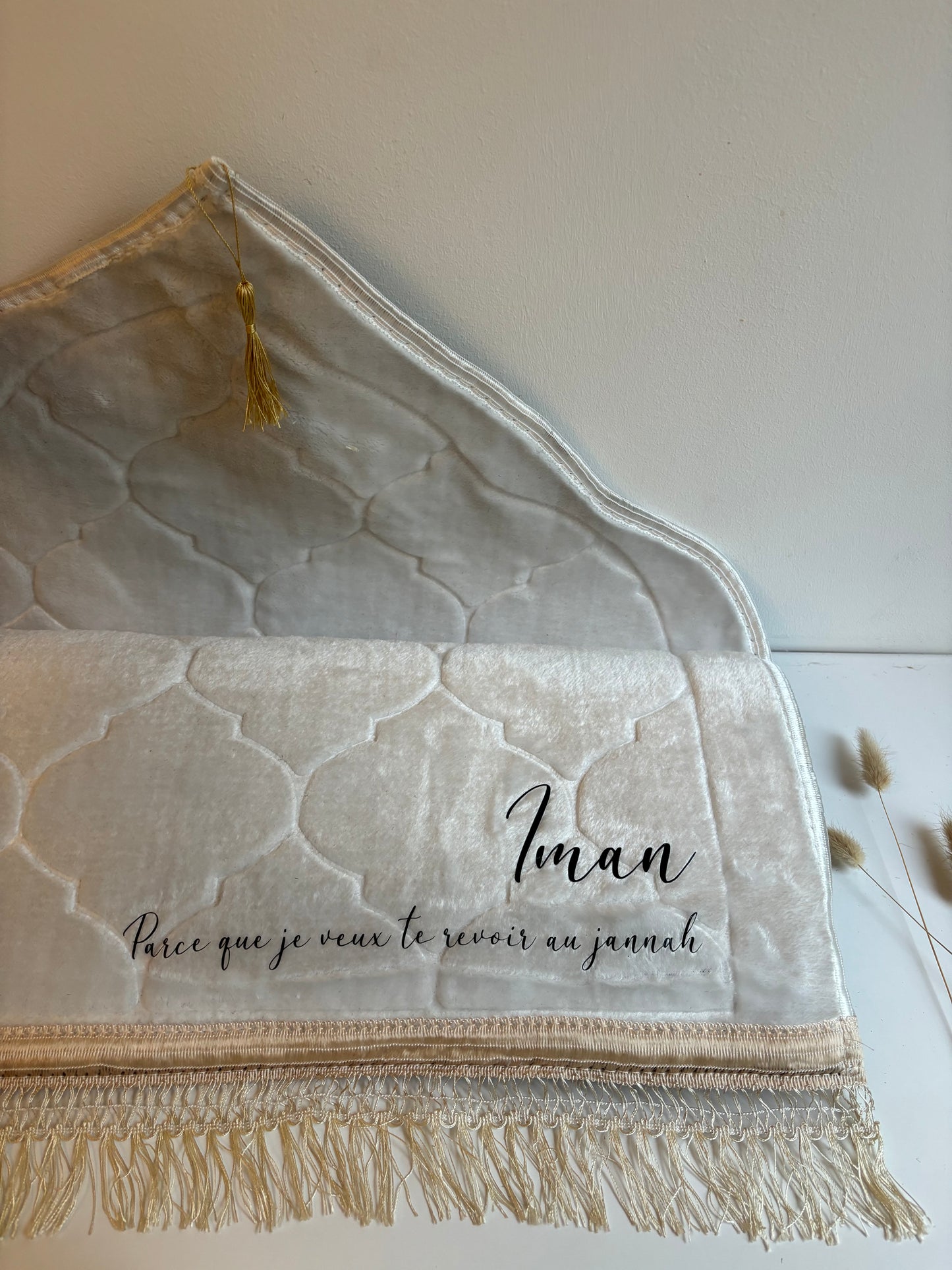 Tapis de prière adulte personnalisable