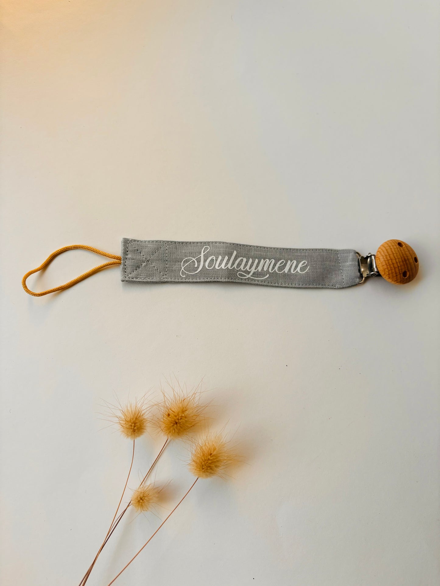 Attache tétine personnalisable