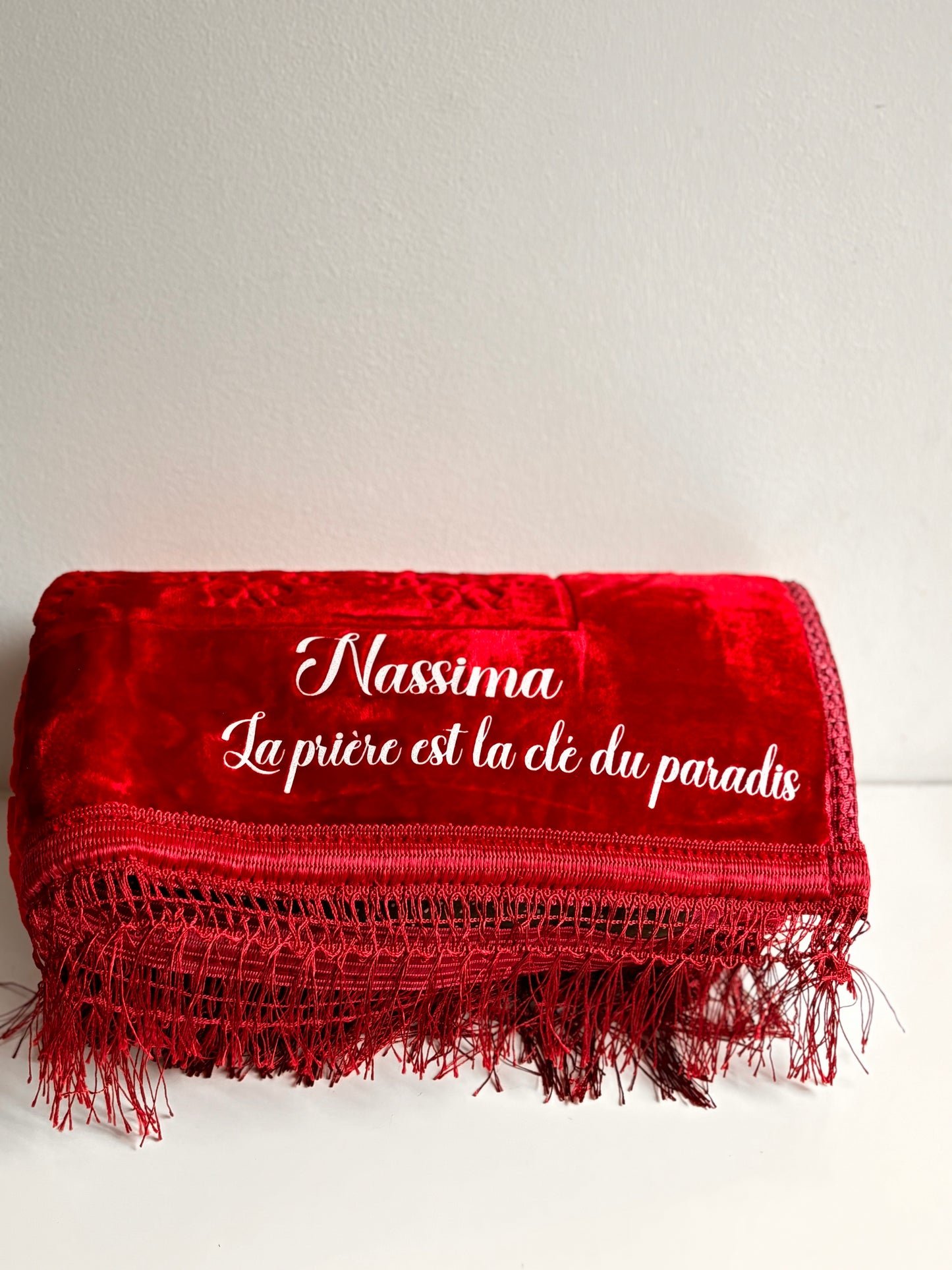 Tapis de prière adulte personnalisable