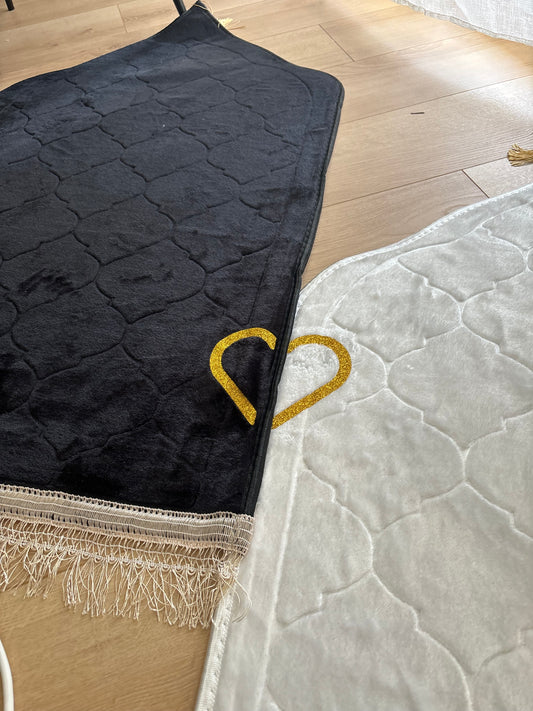 Tapis de prière couple personnalisable
